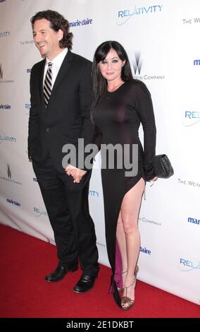 Shannen Doherty partecipa al '2011 Golden Globes Weinstein Company After Party' tenutosi presso l'hotel Beverly Hilton di Beverly Hills, California, il 16 gennaio 2011. Foto di Steve Levino/ABACAPRESS.COM Foto Stock