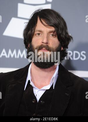 Ray LaMontagne arriva al 53° Grammy Awards annuale tenutosi presso lo Staples Center di Los Angeles, California, il 13 febbraio 2011. Foto di Lionel Hahn/ABACAPRESS.COM Foto Stock