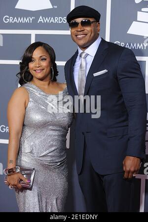 LL Cool J e Simone Johnson Smith arrivano al 53° Grammy Awards annuale tenutosi presso lo Staples Center di Los Angeles, California, il 13 febbraio 2011. Foto di Lionel Hahn/ABACAPRESS.COM Foto Stock