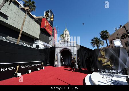 Atmosfera dell'ottantatreesimo premio annuale dell'Accademia, tenuto presso il Kodak Theatre di Hollywood, California, il 27 febbraio 2011. Foto di Greylock/ABACAUSA.COM Foto Stock