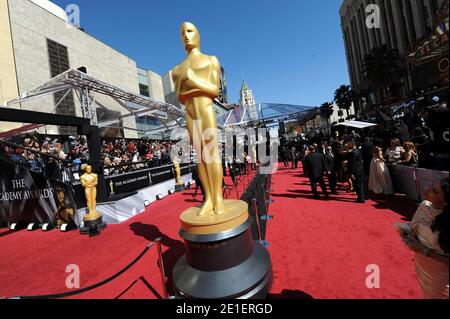 Atmosfera dell'ottantatreesimo premio annuale dell'Accademia, tenuto presso il Kodak Theatre di Hollywood, California, il 27 febbraio 2011. Foto di Greylock/ABACAUSA.COM Foto Stock