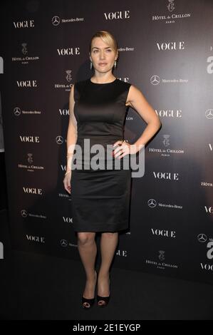 Kate Winslet partecipa al Vogue Party "le Petit Salon Des Jeunes Createurs" all'Hotel De Crillon di Parigi, Francia, il 2 marzo 2011. Foto di Giancarlo Gorassini/ABACAPRESS.COM Foto Stock