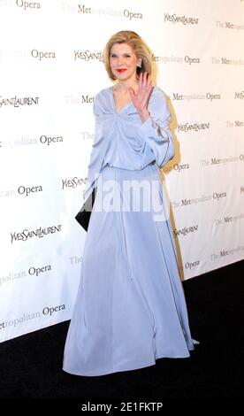 Christine Baranski frequenta la prima di le Comte Ory della Metropolitan Opera House a Lincoln Center a New York City il 24 marzo 2011. Foto di Donna Ward/ABACAUSA.COM Foto Stock