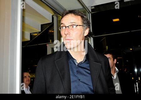 Il coach nazionale francese Laurent Blanc partecipa al "le Sportif de l'annee 2011 des auditeurs de radio-France" tenutosi alla Maison de la radio di Parigi, Francia, il 10 febbraio 2011. Foto di Thierry Plessis/ABACAPRESS.COM Foto Stock