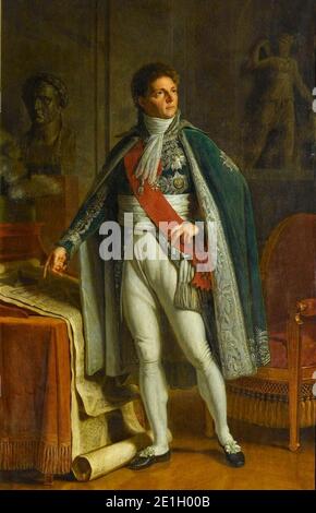 Louis-Alexandre Berthier, Prince de Neufchâtel et de Wagram, maréchal de France (1753-1815). Foto Stock