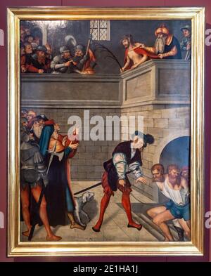 Lucas Cranach der Ältere-Passionszyklus-Ecce Homo-4702. Foto Stock