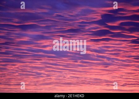 Paesaggi e formazioni di nuvole Foto Stock