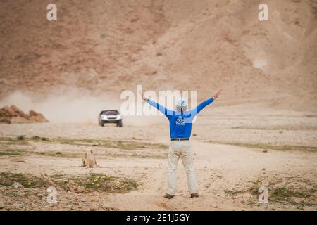 Buraydah, Arabia Saudita. 7 gennaio 2021. Personale aso durante la 5a tappa della Dakar 2021 tra Riyadh e Buraydah, in Arabia Saudita il 7 gennaio 2021 - Foto Antonin Vincent/DPPI/LM Credit: Gruppo editoriale LiveMedia/Alamy Live News Foto Stock