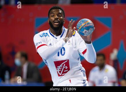 Zrenjanin, Serbia. 5 gennaio 2021. Dika Mem della Francia reagisce. Credit: Nikola Krstic/Alamy Live News Foto Stock