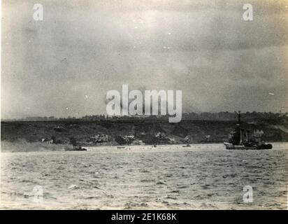 D-Day Landing of Allied Troops, giugno 1944 Foto Stock