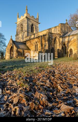 St Mary's Church - una chiesa parrocchiale ridondante d'Inghilterra nel villaggio di Garthorpe, Leicestershire, Inghilterra, Regno Unito Foto Stock