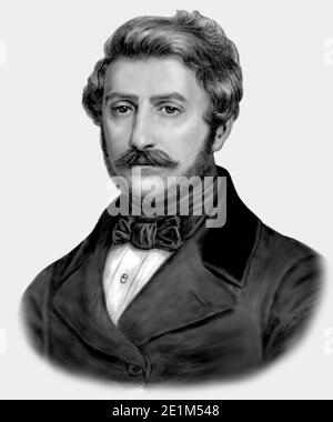 Gaetano Donizetti 1797-1848 compositore italiano Foto Stock