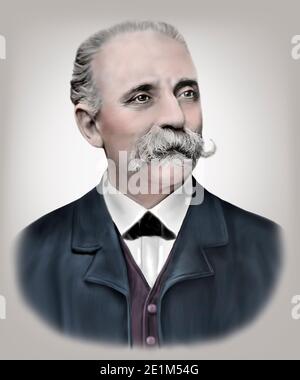 Camillo Golgi Italiano 1843-1926 biologo patologo neurologo Foto Stock