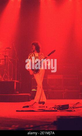 Queen Live al Rainbow Finsbury Park Londra UK 11/1974 Foto Stock
