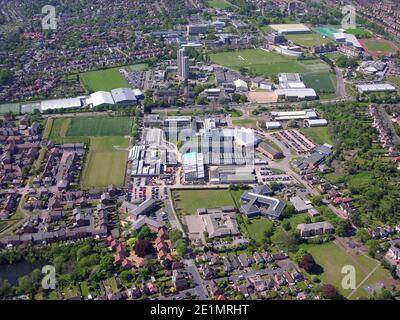 Veduta aerea dell'Università di Loughborough Foto Stock