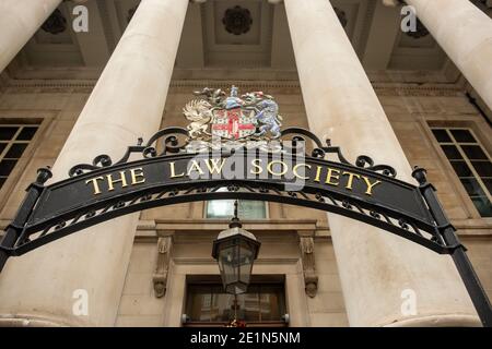 LONDRA- la Società di Legge su Chancery Lane, città di Londra Foto Stock