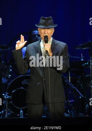 Leonard Cohen Foto Stock