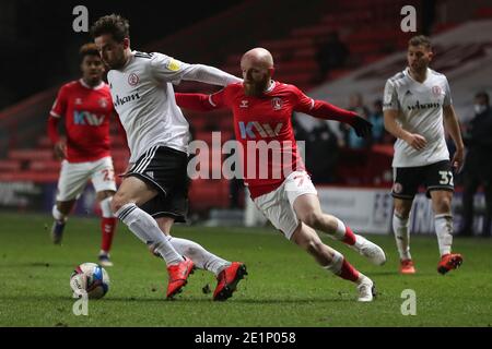 Jonny Williams di Charlton Athletic durante la partita Sky Bet League 1 alla Valley, Londra immagine di ben Peters/Focus Images/Sipa, USA. 8 gennaio 2021. Credit: Sipa USA/Alamy Live News Foto Stock