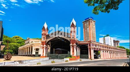 Ex stazione ferroviaria di Asuncion, Paraguay Foto Stock