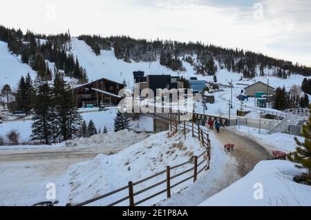 Winter Park Ski Resort, Winter Park, Colorado, USA.  December 2020. Foto Stock