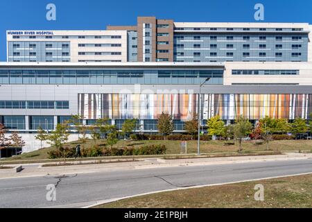 North York, Toronto, Canada - 23 settembre 2020: Humber River Hospital a North York, Toronto, Canada Foto Stock