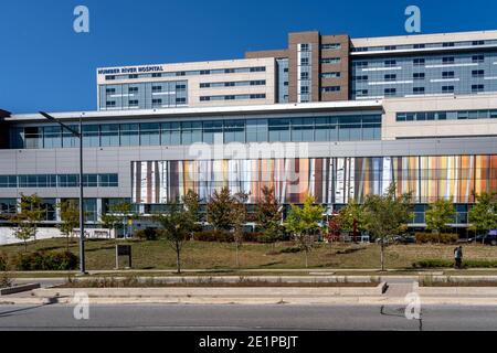 North York, Toronto, Canada - 23 settembre 2020: Humber River Hospital a North York, Toronto, Canada Foto Stock