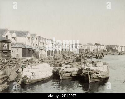 Vintage 19 ° secolo fotografia: Giappone c.1880's - Foto Stock