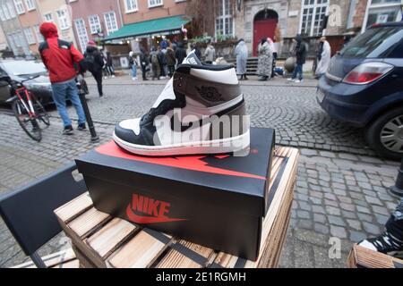 Sneakers Nike Air Jordan a Danzica, Polonia. 19 Dicembre 2020 © Wojciech Strozyk / Alamy Stock Foto Foto Stock