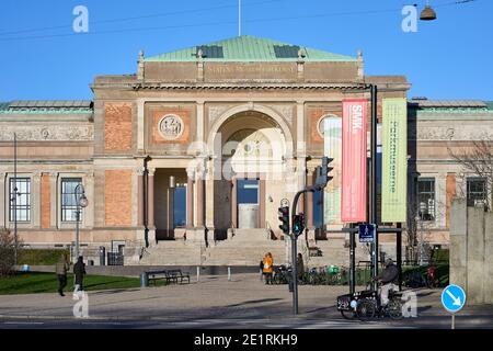 Statens Museum for Kunst (Galleria Nazionale della Danimarca), ingresso; Copenhagen, Danimarca Foto Stock