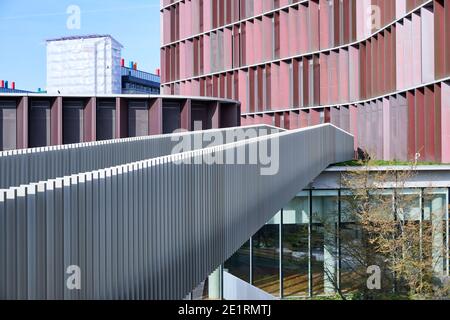 Maersk Torre (Maersk Tårnet), progettato da C.F. Møller Architects (2017); Blegdamsvej, Copenhagen, Danimarca Foto Stock