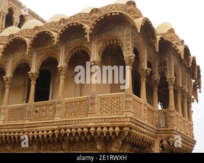 Salim Singh Ki Haveli a Jaisalmer, Rajasthan Foto Stock