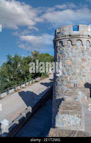 Fortezza nella città spagnola di Cartagena chiamata 'bateria de Castillitos' creato per ordine di re Carlos V per difendere il territorio dal persistere Foto Stock