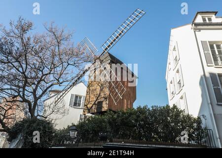 MOULIN DE LA GALETTE, PARIGI Foto Stock