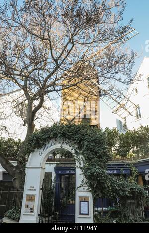 MOULIN DE LA GALETTE, PARIGI Foto Stock