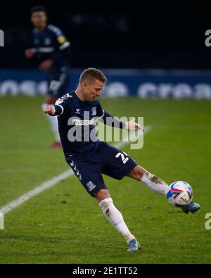 Southend, Regno Unito. 09 gennaio 2021. SOUTHEND, INGHILTERRA - GENNAIO 09: Jason Demetriou di Southend Unito durante la Sky Bet League due tra Southend United e Barrow FC al Roots Hall Stadium, Southend, Regno Unito il 09 Gennaio 2021 Credit: Action Foto Sport/Alamy Live News Foto Stock