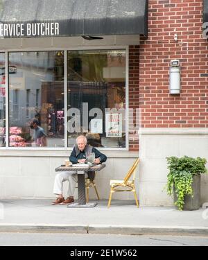 Princeton, New Jersey - 13 settembre 2020: Princeton City Street nel New Jersey, Stati Uniti Foto Stock