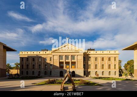 Phoneix, 3 GENNAIO 2021 - Vista esterna del Campidoglio dell'Arizona Foto Stock