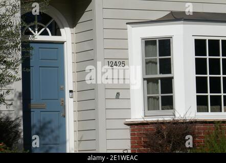 Studio City California, USA 9 gennaio 2021 UNA visione generale dell'atmosfera di ex residenza/casa dell'attore Kevin McCarthy a 12425 Sarah Street il 9 gennaio 2021 a Studio City, California, USA. Foto di Barry King/Alamy Stock foto Foto Stock