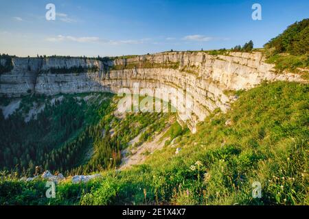 Creux du Van, Neuchatel, Svizzera Foto Stock