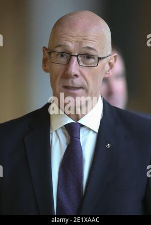 File foto datata 30/9/2020 del Vice primo Ministro John Swinney che ha affermato che l'indipendenza è una 'priorità essenziale' per il recupero della Scozia dal coronavirus. Foto Stock