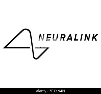 Logo Neuralink Foto Stock