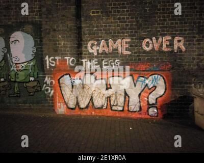 Ready Player One, Props Ready Player One, graffiti Ready Player One, Jewellery Quarter Foto Stock