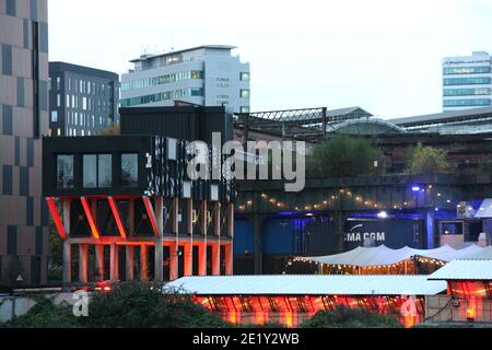 Fuga a Freight Island a Depot Mayfield. Foto Stock