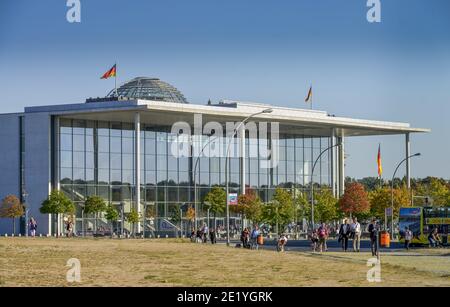 Paul-Loebe-Haus, Platz der Republik, il Tiergarten, nel quartiere Mitte di Berlino, Deutschland Foto Stock