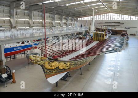 Museo´Museu de Marinha´, Belem, Lissabon, Portogallo Foto Stock