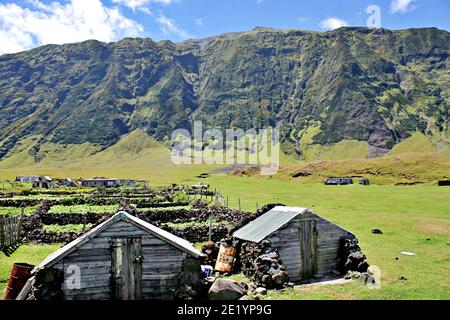 All'interno dell'isola di Tristan da Cunha Foto Stock