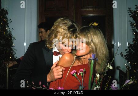 JEFF CONAWAY con RONA NEWTON JOHN Credit: Ralph Dominguez/MediaPunch Foto Stock