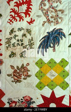 PA olandese stile amish quilt Foto Stock