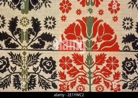 PA olandese stile amish quilt Foto Stock