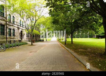 Princeton, New Jersey - 13 settembre 2020: Princeton City Street nel New Jersey, Stati Uniti Foto Stock